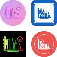 Loss Icon Design vector