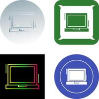 Laptop Icon Design vector