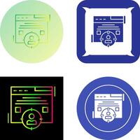 Target Audience Icon Design vector