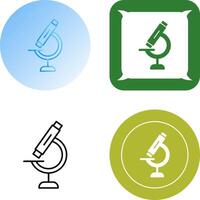 Microscope Icon Design vector