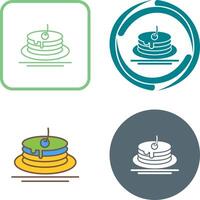 Pancake Icon Design vector