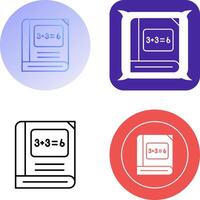 Math Icon Design vector