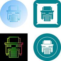 Printer Icon Design vector