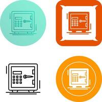 safe Icon Design vector