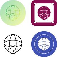 Earth Icon Design vector