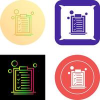 List Icon Design vector