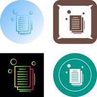 Document Icon Design vector