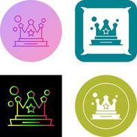 Crown Icon Design vector