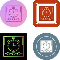 diseño de icono de tiempo vector
