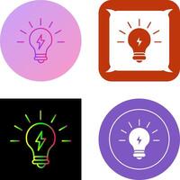 Light Bulb Icon Design vector