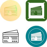 Credit Card Icon Design vector