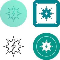 Electricity Icon Design vector