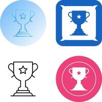 Trophy Icon Design vector