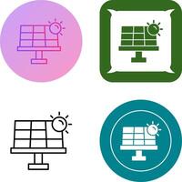 diseño de icono de energía solar vector