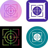 Target Icon Design vector