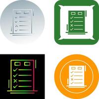 Today to Done CheckList Icon Design vector