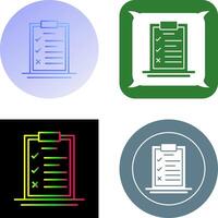 Checklist Icon Design vector