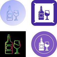 Wine Icon Design vector