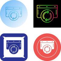 Refresh Icon Design vector