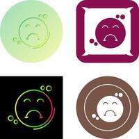 Upset Icon Design vector