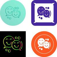 Chatting Icon Design vector