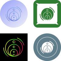 Venn Diagram Icon Design vector