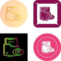 Data Visualization Icon Design vector