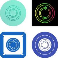 Loop Icon Design vector