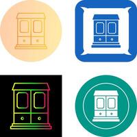 Wardrobe Icon Design vector