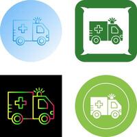 Ambulance Icon Design vector