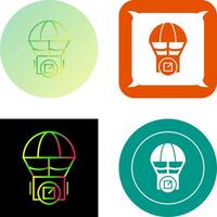 Parachute Icon Design vector