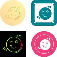 Wink Icon Design vector