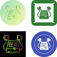 Defribillator Icon Design vector