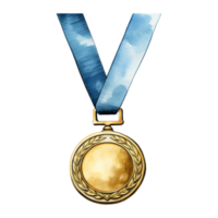 goud medailles vieren prestatie png