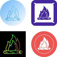 Fire Icon Design vector