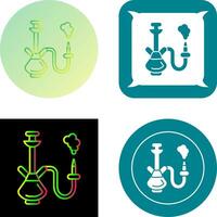 Hookah Icon Design vector