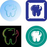 Tooth Icon Design vector