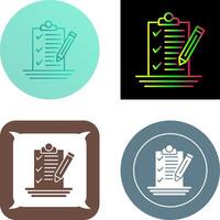 Check List Icon Design vector
