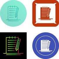 Check Up List Icon Design vector