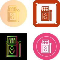 Match Box Icon Design vector