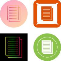 Document Icon Design vector