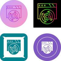 Update Icon Design vector