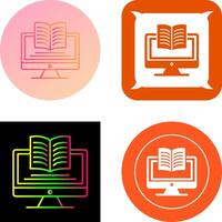 Digital Learning Icon Design vector