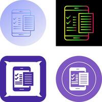 Check List Icon Design vector