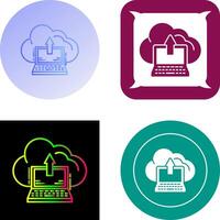 Backup Icon Design vector