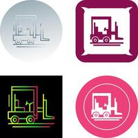 Forklift Icon Design vector