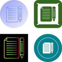 Page Icon Design vector