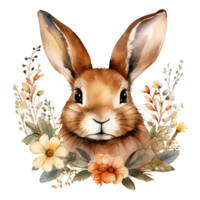 adorabile acquerello conigli png