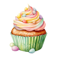 bunt gefrostet Cupcakes png