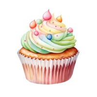 kleurrijk berijpt cupcakes png